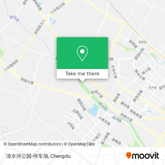 清水河公园-停车场 map