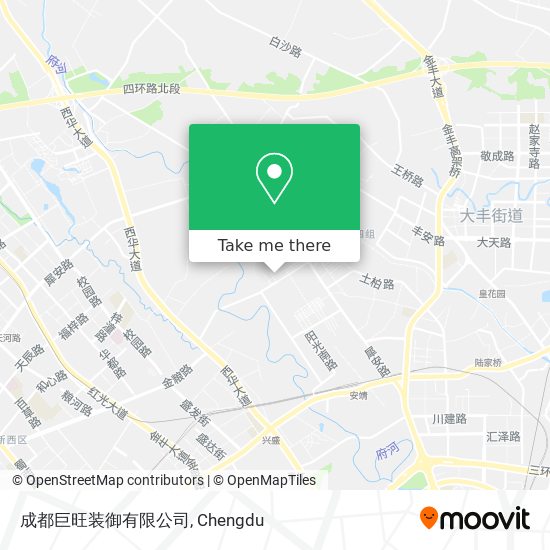 成都巨旺装御有限公司 map