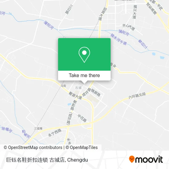 巨钰名鞋折扣连锁 古城店 map