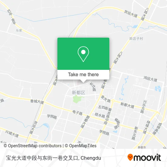 宝光大道中段与东街一巷交叉口 map
