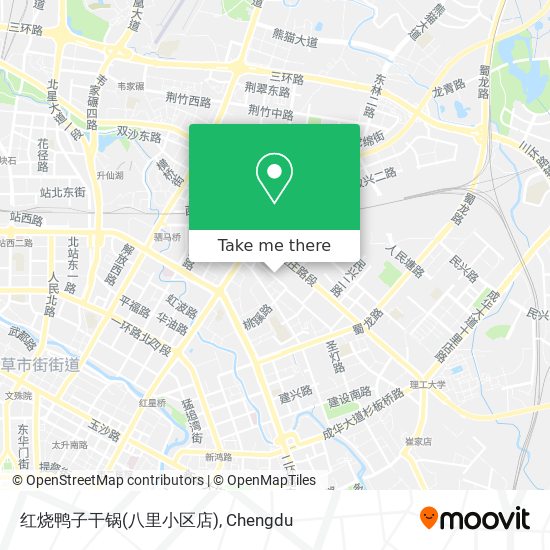 红烧鸭子干锅(八里小区店) map