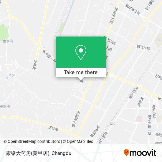 康缘大药房(黄甲店) map
