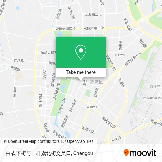 白衣下街与一杆旗北街交叉口 map