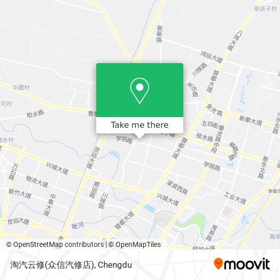淘汽云修(众信汽修店) map