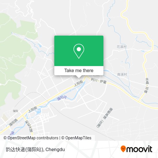 韵达快递(蒲阳站) map