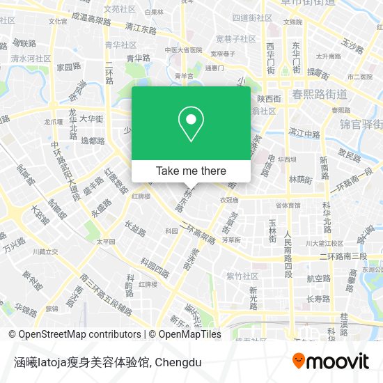涵曦latoja瘦身美容体验馆 map