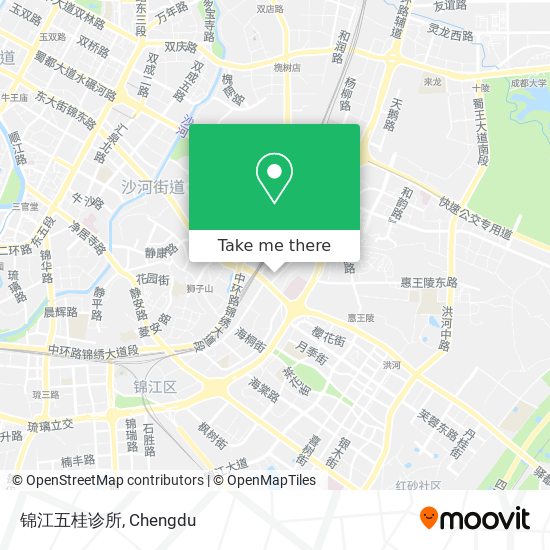 锦江五桂诊所 map