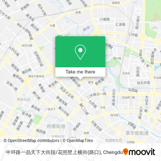 中环路一品天下大街段/花照壁上横街(路口) map