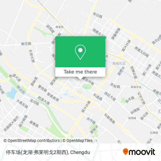 停车场(龙湖·弗莱明戈2期西) map