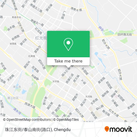 珠江东街/泰山南街(路口) map