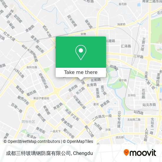 成都三特玻璃钢防腐有限公司 map
