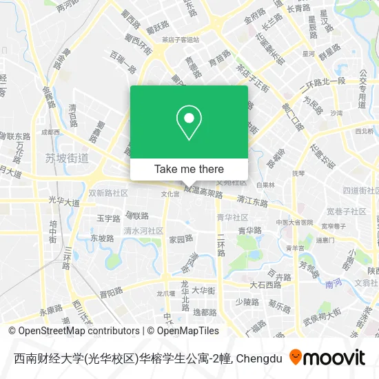 西南财经大学(光华校区)华榕学生公寓-2幢 map