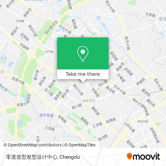 零度造型发型设计中心 map