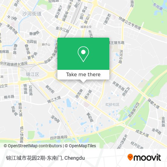 锦江城市花园2期-东南门 map