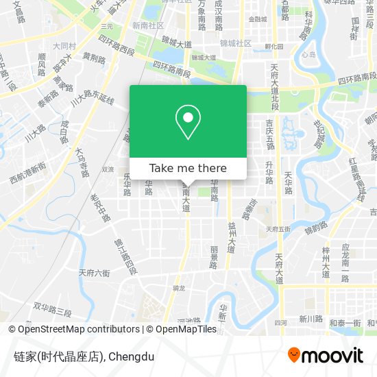 链家(时代晶座店) map