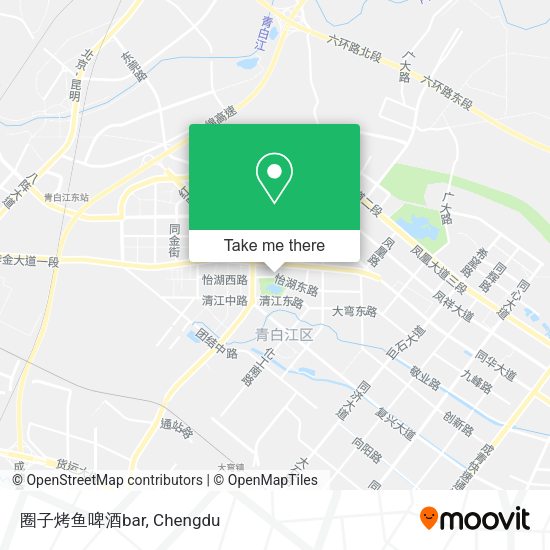 圈子烤鱼啤酒bar map