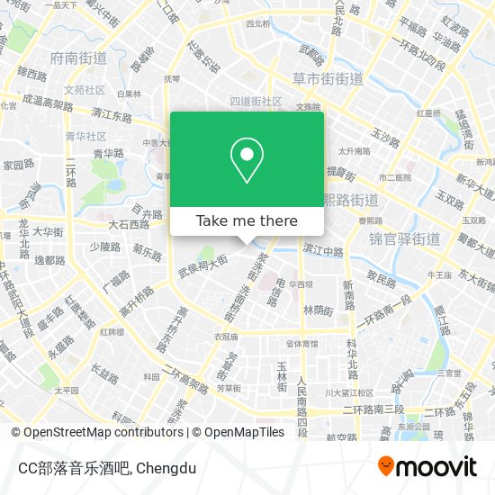 CC部落音乐酒吧 map