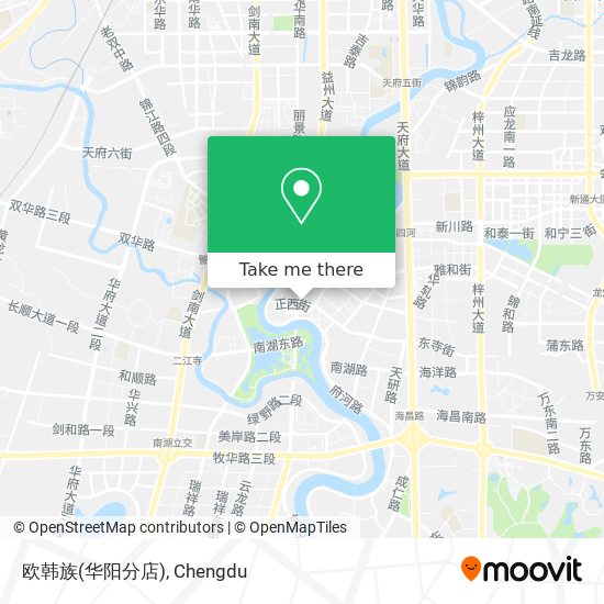 欧韩族(华阳分店) map