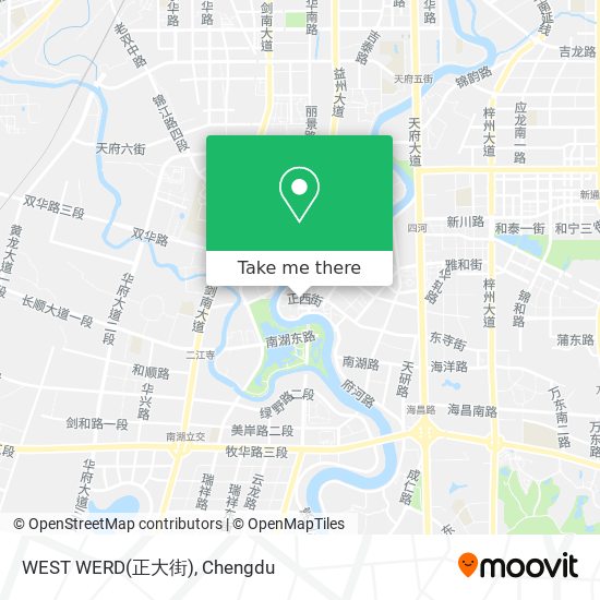 WEST WERD(正大街) map