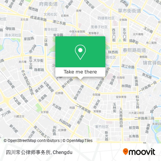 四川常公律师事务所 map