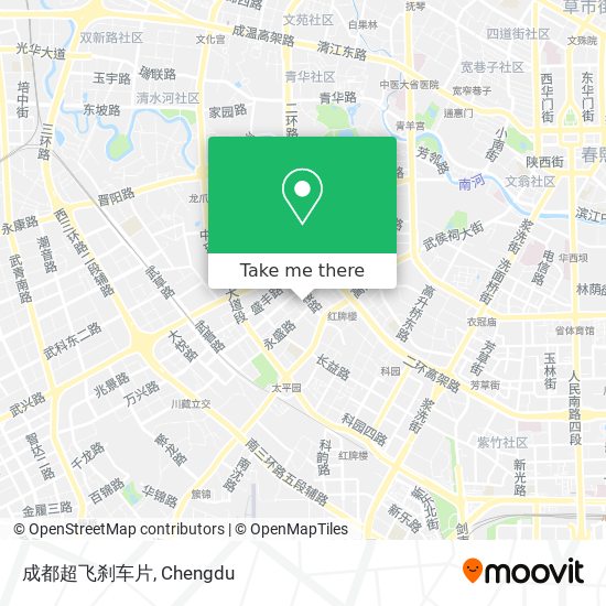 成都超飞刹车片 map