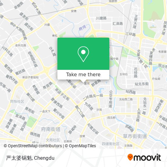 严太婆锅魁 map