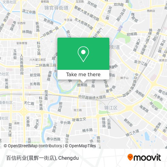 百信药业(晨辉一街店) map