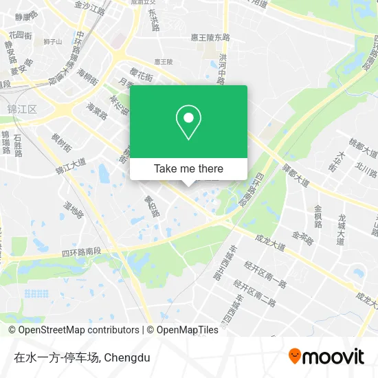 在水一方-停车场 map