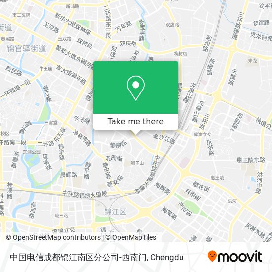 中国电信成都锦江南区分公司-西南门 map