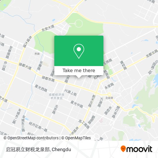 启冠易立财税龙泉部 map
