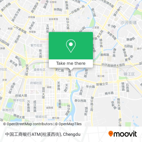 中国工商银行ATM(桂溪西街) map