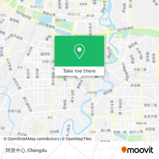 阿里中心 map