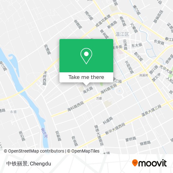 中铁丽景 map