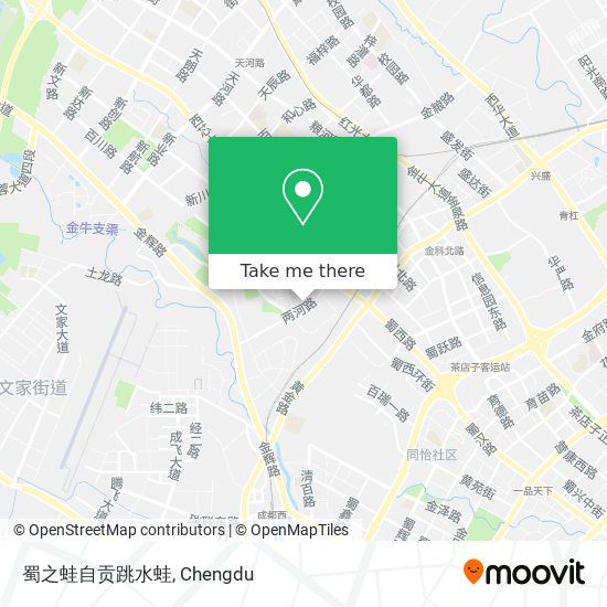蜀之蛙自贡跳水蛙 map