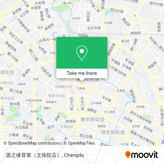 面之缘冒菜（文殊院店） map