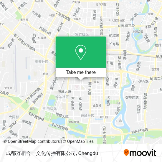 成都万相合一文化传播有限公司 map
