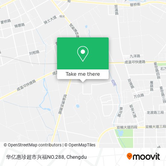 华亿惠珍超市兴福NO.288 map