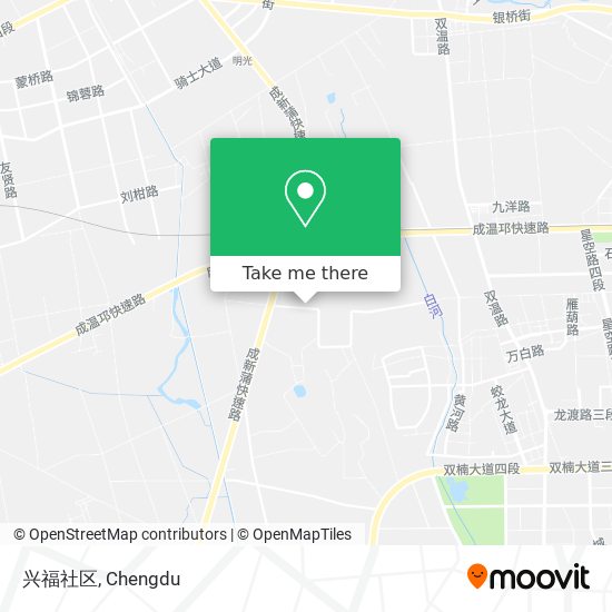 兴福社区 map