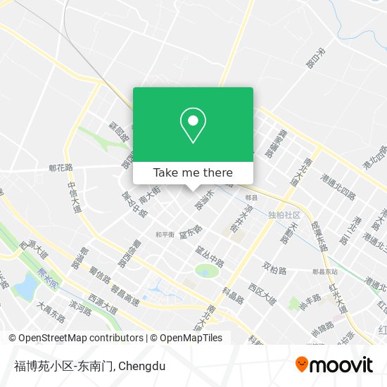 福博苑小区-东南门 map