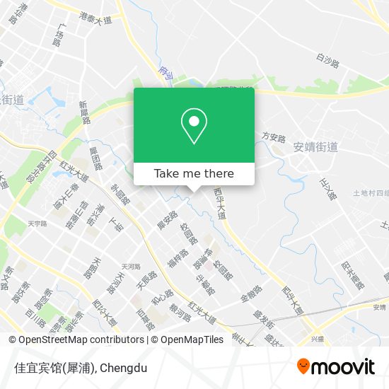 佳宜宾馆(犀浦) map