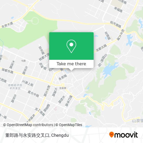 董郎路与永安路交叉口 map