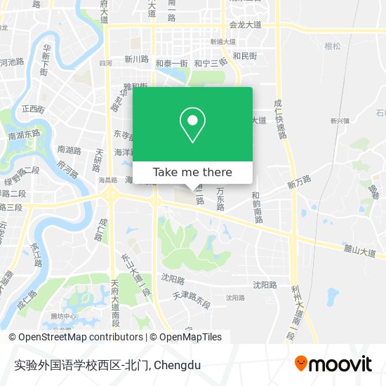 实验外国语学校西区-北门 map