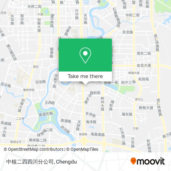 中核二四四川分公司 map