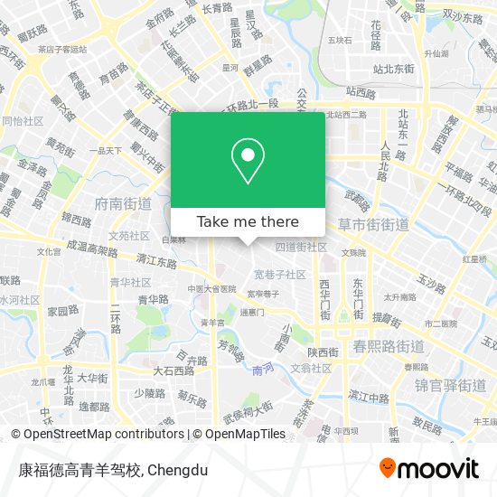 康福德高青羊驾校 map