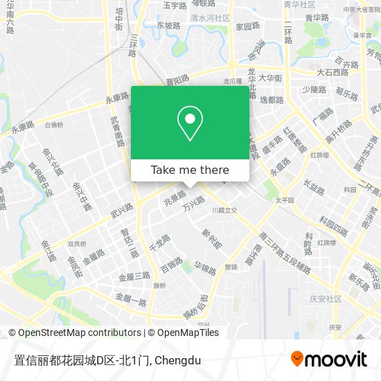 置信丽都花园城D区-北1门 map