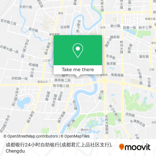 成都银行24小时自助银行(成都君汇上品社区支行) map