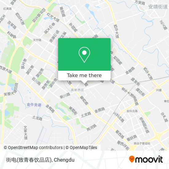 街电(致青春饮品店) map