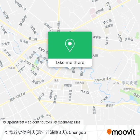 红旗连锁便利店(温江江浦路3店) map