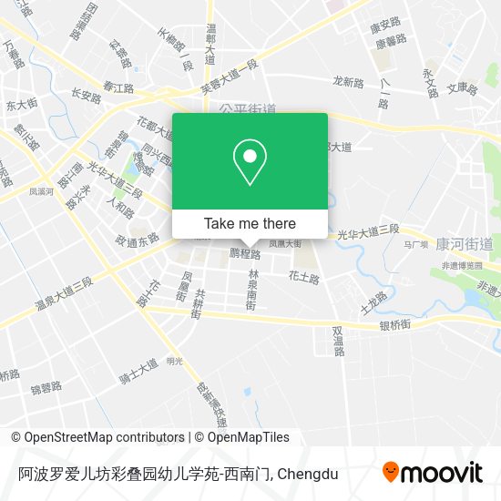阿波罗爱儿坊彩叠园幼儿学苑-西南门 map