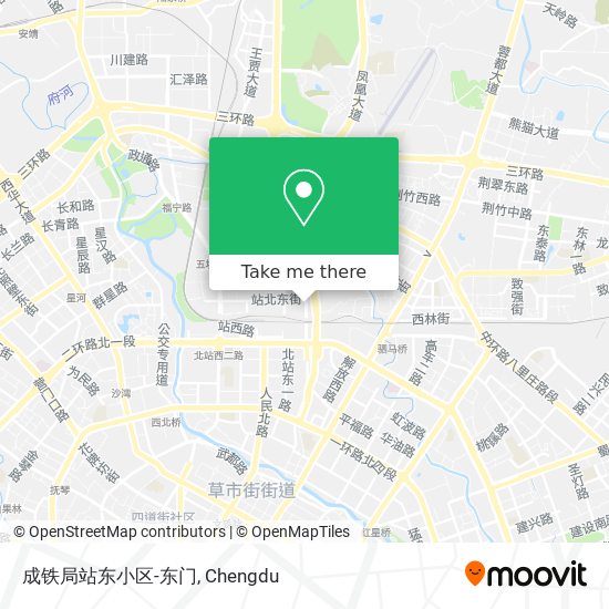 成铁局站东小区-东门 map